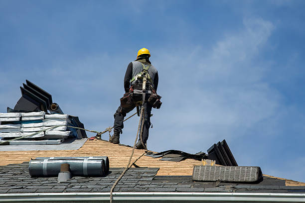 Professional Gutter Installation technician working in Kingsville, TX